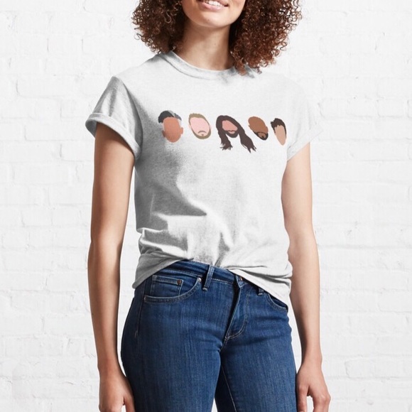 Queer Eye Fab Five Head Shot Graphic Tee - Picture 1 of 5